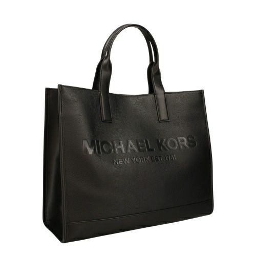 マイケルコース トートバッグ メンズ クーパー ロゴ レザー ブラック MICHAEL KORS 37S4LCOT4I BLACK