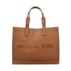 マイケルコース トートバッグ メンズ クーパー ロゴ レザー トートバッグ ブラウン MICHAEL KORS 37S4LCOT4I LUGGAGE