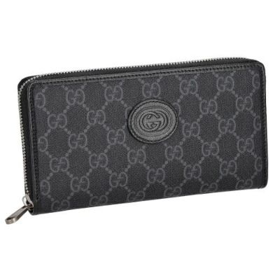 グッチ 長財布 レディース GGスプリームキャンバス ブラック GUCCI 673003 92TCN 1000 BLACK