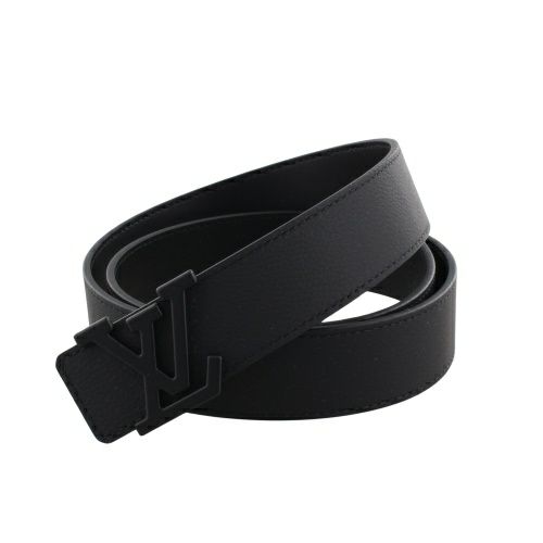 ルイヴィトン ベルト 82〜92cm 知らし ダミエ・アンフィニレザー  