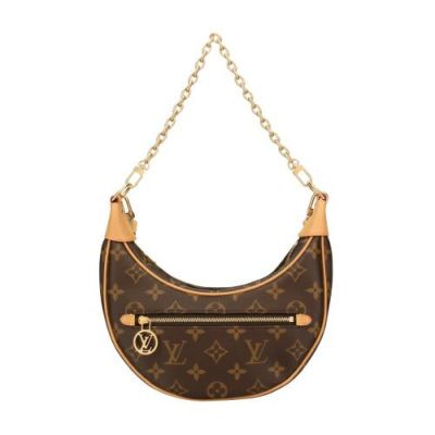 ルイヴィトン ショルダーバッグ レディース モノグラム ループ ブラウン LOUIS VUITTON M81098
