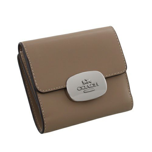 コーチ アウトレット 財布 二つ折り財布 レディース エライザ スモール ウォレット ブラウン COACH OUTLET CP254 SV TP トープ