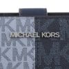 マイケルコース 財布 二つ折り財布 レディース ジェット セット シグネチャー ツートーン ネイビー MICHAEL KORS 35F4STVF6B NAVY MULTI