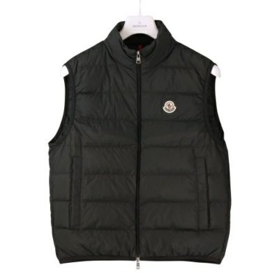 モンクレール ダウンベスト メンズ CONTRIN ブラック MONCLER J2091 1A00076 999 BLACK サイズ2 M
