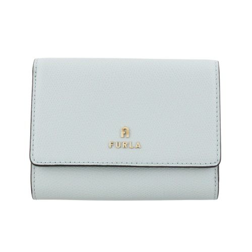 フルラ 二つ折り財布 レディース カメリア レザー ミディアム ブルー FURLA WP00325 ARE000 AJ000 LAGUNA