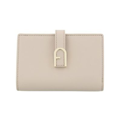 フルラ 二つ折り財布 レディース フロー FLOW S COMPACT WALLET ベージュ FURLA WP00401 BX2045 8E000 AVENA