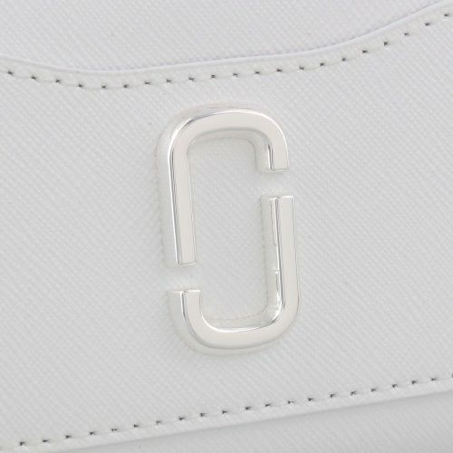 マークジェイコブス 二つ折り財布 レディース ザ DTM ユーティリティ スナップショット ホワイト Marc Jacobs 2F3SMP050S07 100 WHITE