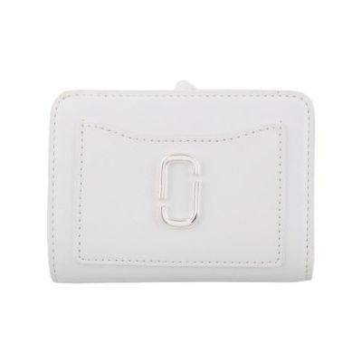 マークジェイコブス 二つ折り財布 レディース ザ DTM ユーティリティ スナップショット ホワイト Marc Jacobs 2F3SMP051S07 100 WHITE