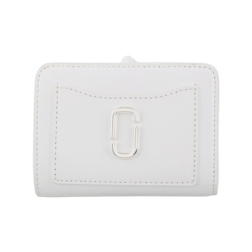 マークジェイコブス 二つ折り財布 レディース ザ DTM ユーティリティ スナップショット ホワイト Marc Jacobs 2F3SMP051S07 100 WHITE