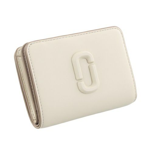 【新品】Marc JacobsマークジェイコブスMJ1468 ブラウン　ホワイト MARC JACOBS マークジェイコブス 長財布 レディース ラウンド