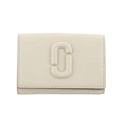 マークジェイコブス 三つ折り財布 レディース ザ レザー カバード Jマーク ホワイト Marc Jacobs 2S4SMP009S02 123 CLOUD WHITE