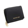 マイケルコース 三つ折り財布 レディース EMPIRE ペブルドレザー トライフォールド ブラック MICHAEL KORS 32S4G8ED8L 001 BLACK