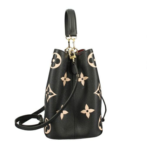 ルイヴィトン ショルダーバッグ レディース モノグラムアンプラント ネオノエ MM ブラック LOUIS VUITTON M45497 ブラック ベージュ