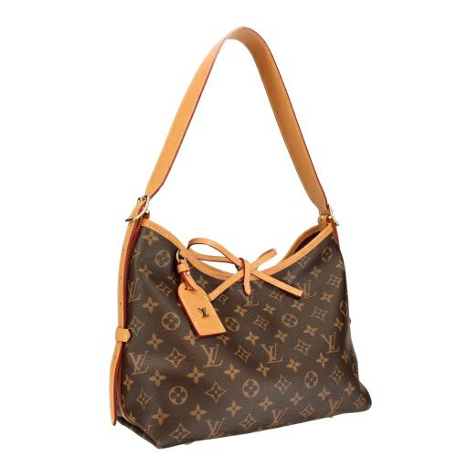 ルイヴィトン ショルダーバッグ レディース モノグラム キャリーオール NM PM ブラウン LOUIS VUITTON M46203