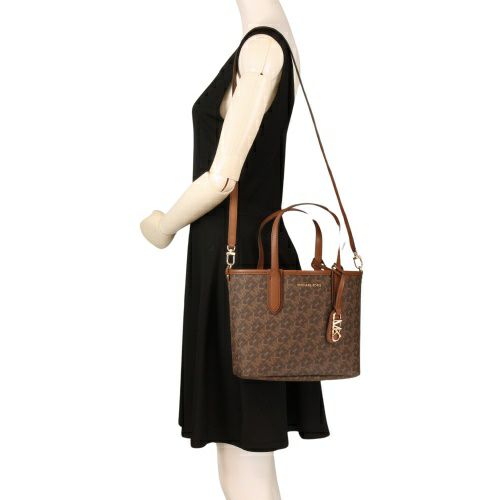MICHAEL KORS ブラウンビジネスバッグ マイケルコース MICHAEL KORS トートバッグ レディース ブラウン