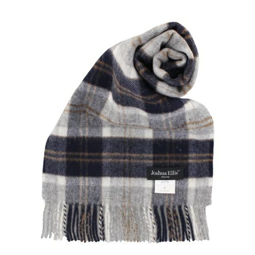 ジョシュアエリス マフラー メンズ グレー Joshua Ellis LCK 51743 W