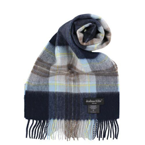 ジョシュアエリス マフラー レディース ブルー Joshua Ellis LXK 52007