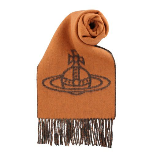 ヴィヴィアンウエストウッド マフラー メンズ レディース オレンジ Vivienne Westwood 81030006 W00ZH C409 TERRACOTTA