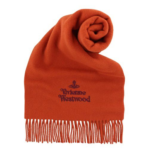 Vivienne Westwood オレンジ マフラー 新品未使用 レディース ヴィヴィアンウエストウッド マフラー レディース オレンジ