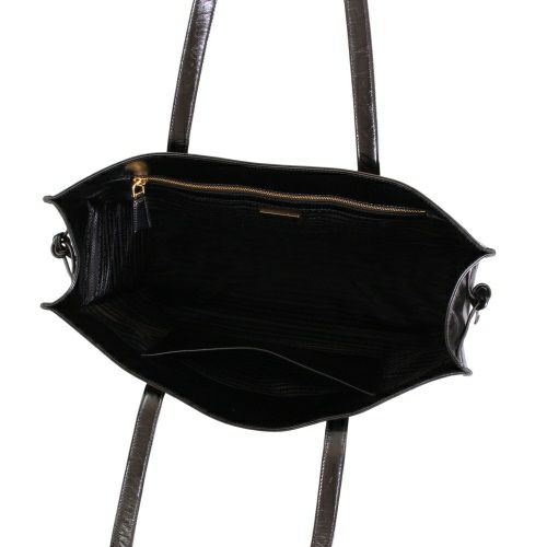 プラダ トートバッグ レディース ブラック PRADA 1BG460 V OON 2CYR F0002 NERO