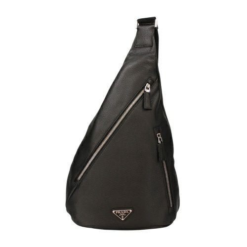 プラダ ボディバッグ メンズ ブラック PRADA 2VZ092 V OLO 2BBE F0002