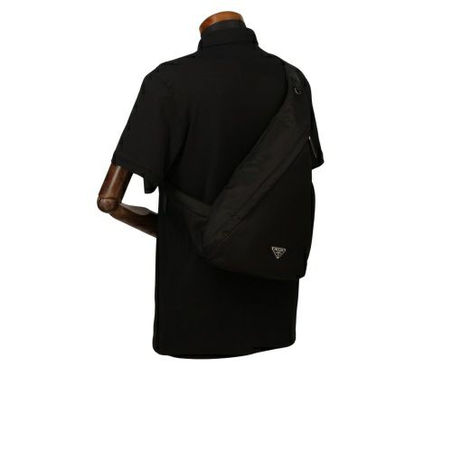 プラダ ボディバッグ メンズ ブラック PRADA 2VZ092 V OMO 2DMG