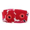 マリメッコ ポーチ レディース ウニッコ ピンク marimekko 47196 001 WHITE/RED