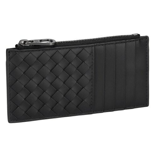 ボッテガヴェネタ コインケース フラグメントケース メンズ イントレチャート ブラック BOTTEGA VENETA 566430 V47W1 1275