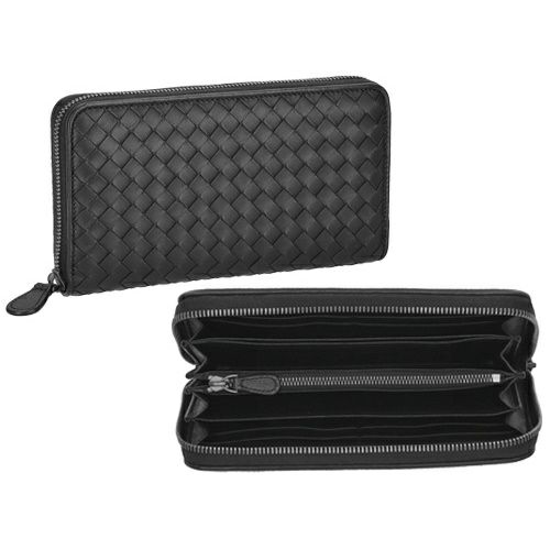 ボッテガヴェネタ 長財布 メンズ イントレチャート ブラック BOTTEGA VENETA 275064 V3UN1 1275