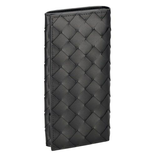 ボッテガヴェネタ 長財布 メンズ イントレチャート ブラック BOTTEGA  