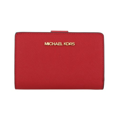 マイケルコース 二つ折り財布 レディース JET SET TRAVEL レッド MICHAEL KORS 35F7GTVF2L BRIGHT RED