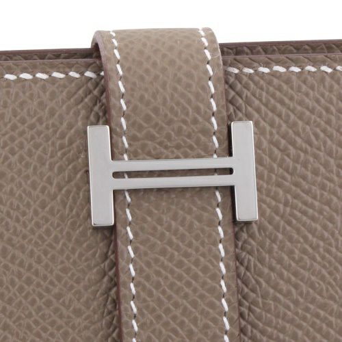 エルメス ベアン ミニ エトゥープ HERMES シルバー金具 W刻印 二 エルメス ベアン ミニ エトゥープ HERMES シルバー金具 W刻印 二