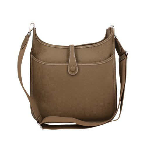エルメス エブリンIII PM エトゥープ シルバー金具 W刻印 ショルダーバッグ レディース ブラウン HERMES Evelyne3 PM