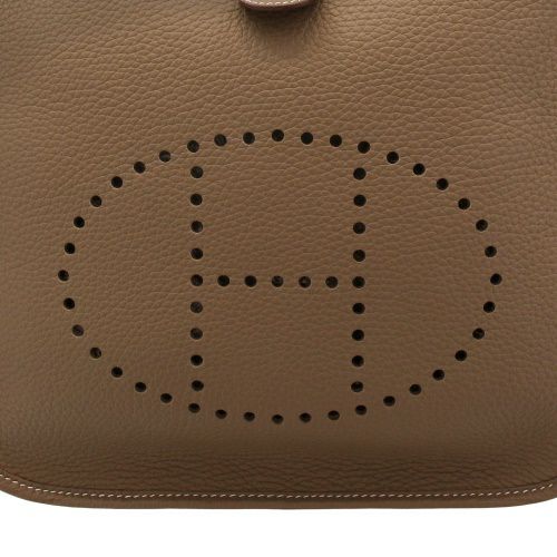 エルメス エブリンIII PM エトゥープ シルバー金具 W刻印 ショルダーバッグ レディース ブラウン HERMES Evelyne3 PM