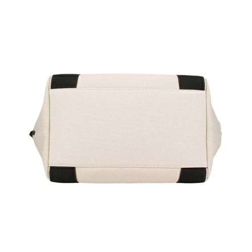 バレンシアガ トートバッグ ハンドバッグ レディース ビアリッツ スモール トートバッグ Biarritz ホワイト BALENCIAGA 805118 2ABBN 9260 BEIGE/BLACK