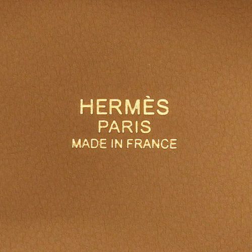 エルメス ピコタンPM カーゴ トワルゴエラン/スイフト ゴールド金具 B刻印 ブラウン HERMES エクリュウ/ベージュマルファ