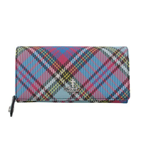 ヴィヴィアンウエストウッド 長財布 レディース BIOGREEN SAFFIANO マルチカラー Vivienne Westwood 51060025 O102 MacAndy Tartan