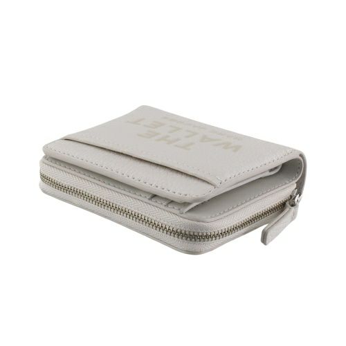 マークジェイコブス 二つ折り財布 レディース ザ レザー コンパクト ウォレット ミニ ホワイト Marc Jacobs 2R3SMP044S10 137 COTTON