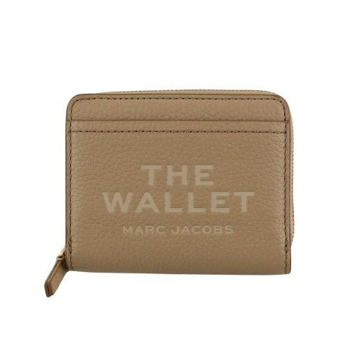 マークジェイコブス 二つ折り財布 レディース ザ レザー コンパクト ウォレット ミニ ベージュ Marc Jacobs 2R3SMP044S10 230 CAMEL