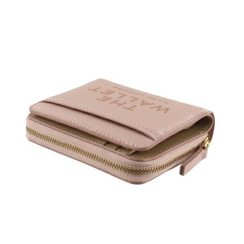 マークジェイコブス 二つ折り財布 レディース ザ レザー コンパクト ウォレット ミニ ピンク Marc Jacobs 2R3SMP044S10 624 ROSE