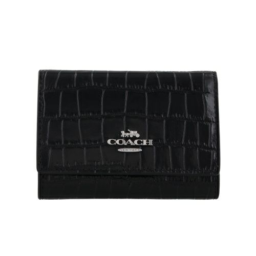 新品】COACH (コーチ) ブラブソファー レザー折り財布 毳立た