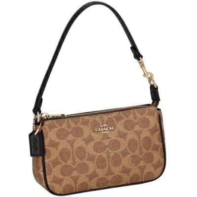 コーチ アウトレット ハンドバッグ レディース シグネチャー キャンバス Nolita ノリータ 19 ブラウン COACH OUTLET CW426 IMQRX タン/ブラック