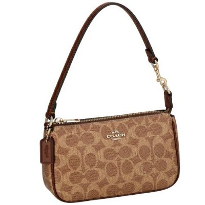 コーチ アウトレット ハンドバッグ レディース シグネチャー キャンバス Nolita ノリータ 19 ブラウン COACH OUTLET CW426 IMXHE タン/ブラウン