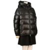 モンクレール ダウンジャケット レディース BIRON JACKET ブラック MONCLER J2093 1A00091 597WN 999 BLACK サイズ1