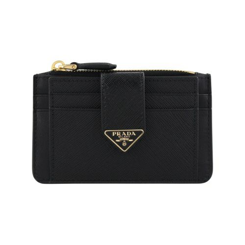 プラダ カードケース レディース サフィアーノ トライアングルロゴ ブラック PRADA 1MC038 2C7X F0002 NERO