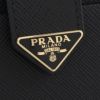 プラダ 二つ折り財布 レディース サフィアーノ トライアングルロゴ ブラック PRADA 1ML047 2C7X F0002 NERO