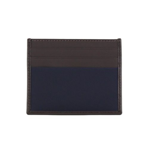 プラダ カードケース メンズ トライアングルロゴ ネイビー PRADA 2MC025 384 F0C1B BLU+CAFFE