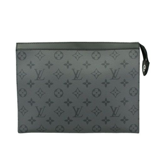 ルイヴィトン セカンドバッグ メンズ モノグラム・エクリプス ポシェット・ヴォワヤージュ ブラック LOUIS VUITTON M69535