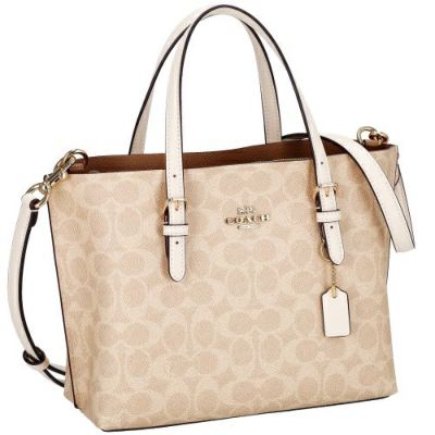 コーチ アウトレット ハンドバッグ ショルダーバッグ レディース モリー シグネチャー ベージュ COACH OUTLET CV965 IMXDM サンド チョーク