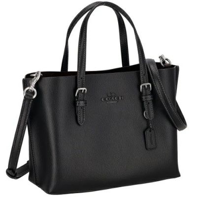 コーチ アウトレット ハンドバッグ ショルダーバッグ レディース モリー シグネチャー ブラウン COACH OUTLET CV965 IMXAQ  ウォルナット ブラック | GINZA LoveLove（ラブラブ）